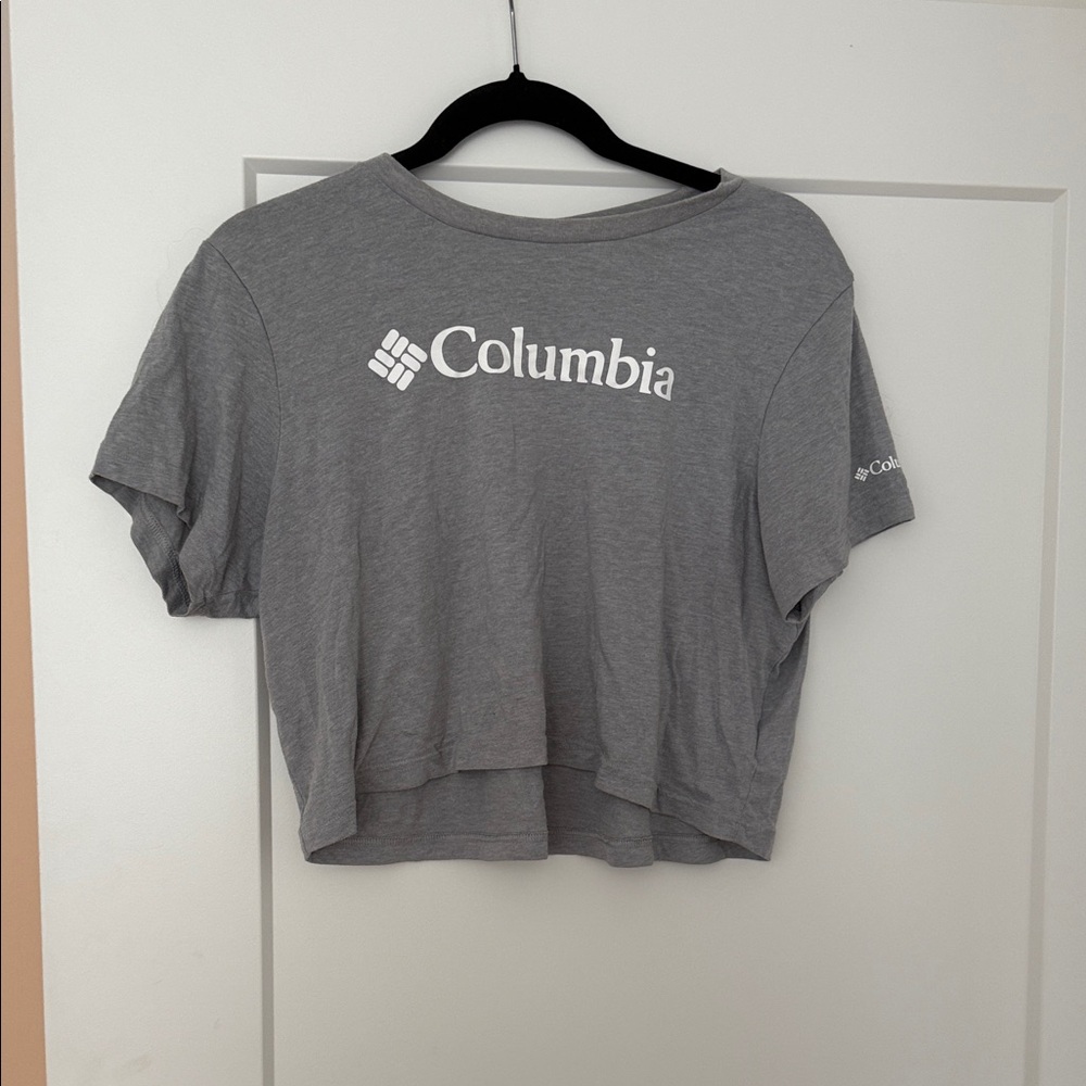 Columbia Women's Heather Gray Crop Top
